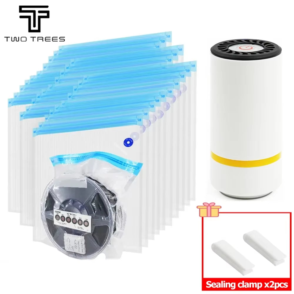 3D Printing Filament Storage Vacuum Bag for PLA/ABS/TPU - Humidity Resistant Reel Bag for 3D Printers