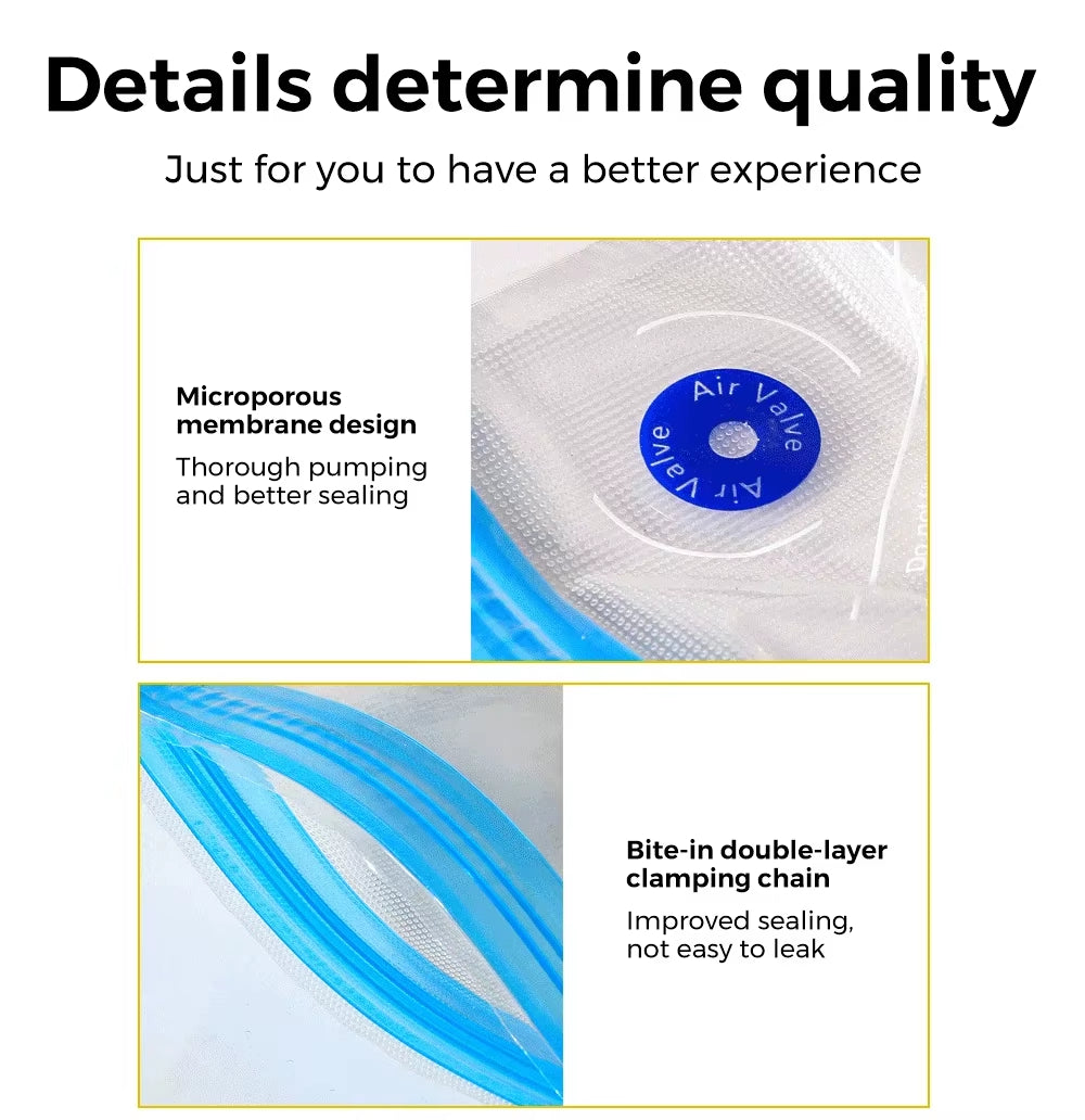 3D Printing Filament Storage Vacuum Bag for PLA/ABS/TPU - Humidity Resistant Reel Bag for 3D Printers